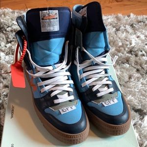 Off white high top sneakers